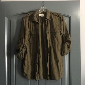 Denim & Supply Hunter green button down